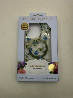 NWT Elizabeth James Case MagSafe iPhone 16 Pro Blooming Waltz Bridgerton Floral